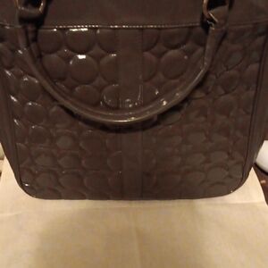 Avon Glossy Gray Large Tote Bag